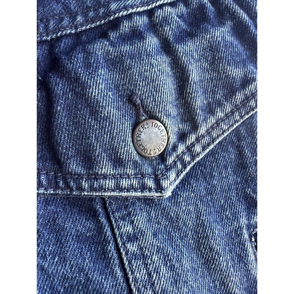 Vintage 90s Denim Jacket Size 2XL Americana Blue Jean Jacket - Picture 4 of 7